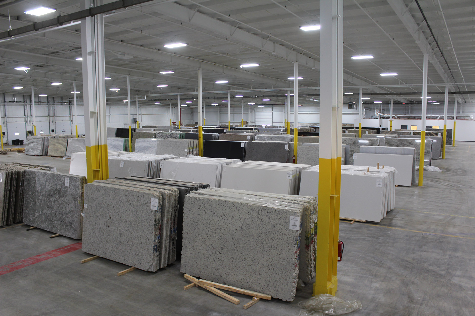 Natural stone slab warehouse